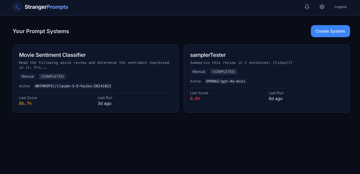 Stranger Prompts project